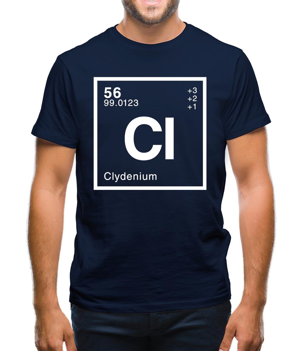 Clyde - Periodic Element Mens T-Shirt Clyde - Periodic Element Mens T-Shirt