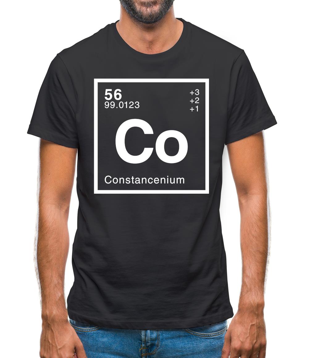 Constance - Periodic Element Mens T-Shirt Constance - Periodic Element Mens T-Shirt