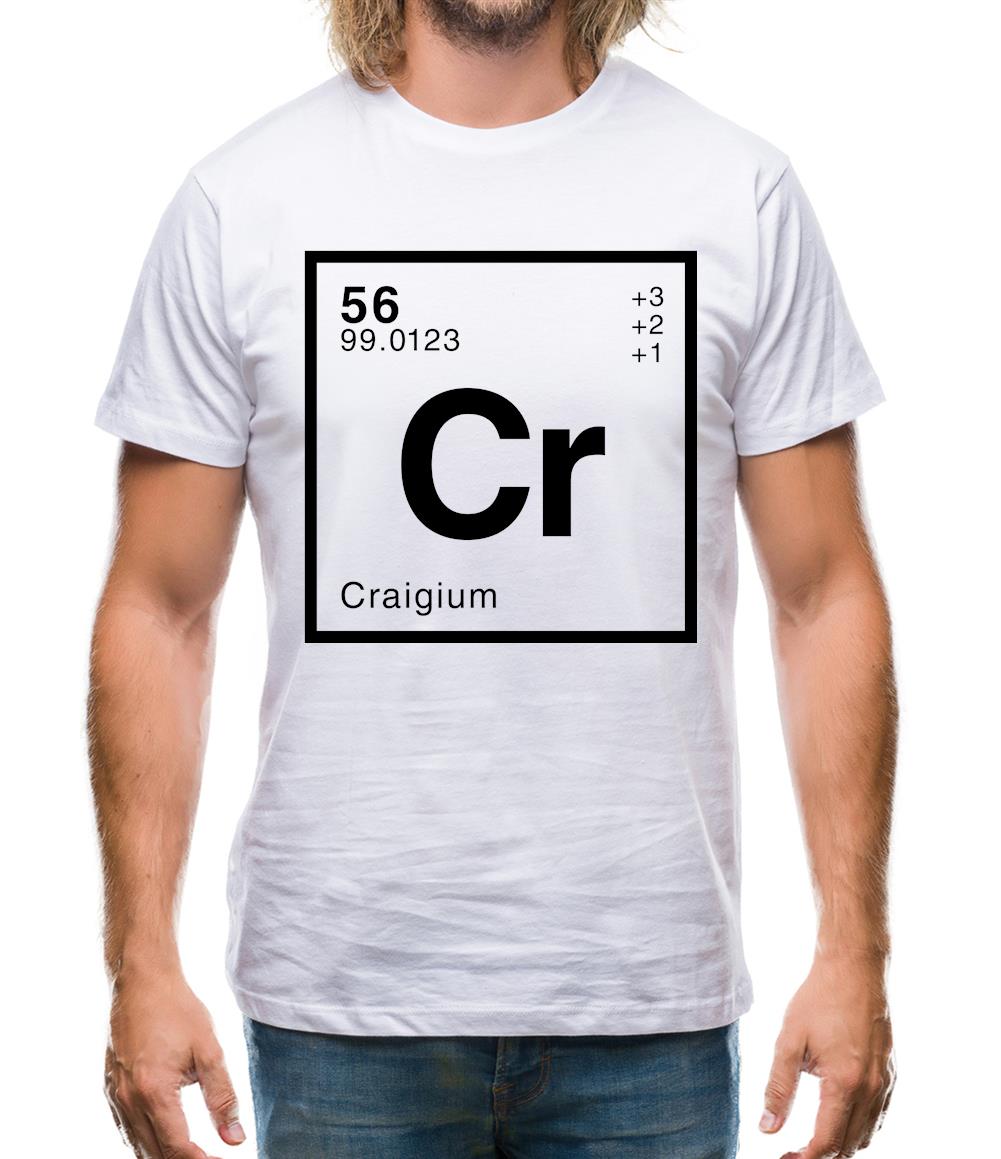 Craig - Periodic Element Mens T-Shirt Craig - Periodic Element Mens T-Shirt