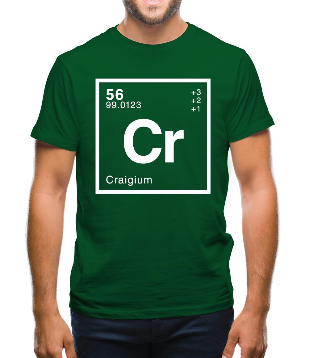 Craig - Periodic Element Mens T-Shirt Craig - Periodic Element Mens T-Shirt