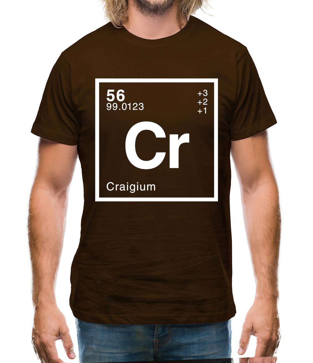 Craig - Periodic Element Mens T-Shirt Craig - Periodic Element Mens T-Shirt
