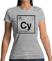 Cynthia - Periodic Element Womens T-Shirt Cynthia - Periodic Element Womens T-Shirt