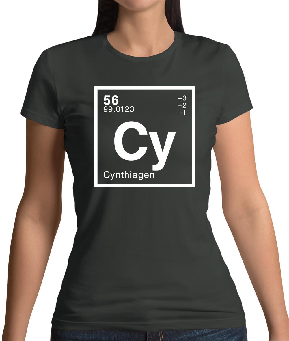 Cynthia - Periodic Element Womens T-Shirt Cynthia - Periodic Element Womens T-Shirt
