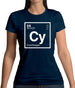 Cynthia - Periodic Element Womens T-Shirt Cynthia - Periodic Element Womens T-Shirt