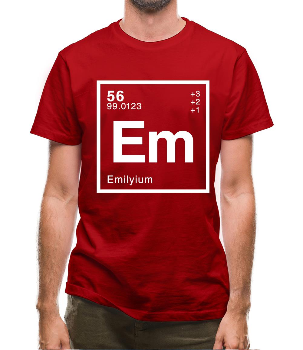 Emily - Periodic Element Mens T-Shirt Emily - Periodic Element Mens T-Shirt