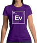 Evans - Periodic Element Womens T-Shirt Evans - Periodic Element Womens T-Shirt