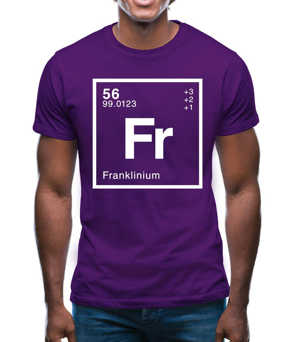 Franklin - Periodic Element Mens T-Shirt Franklin - Periodic Element Mens T-Shirt