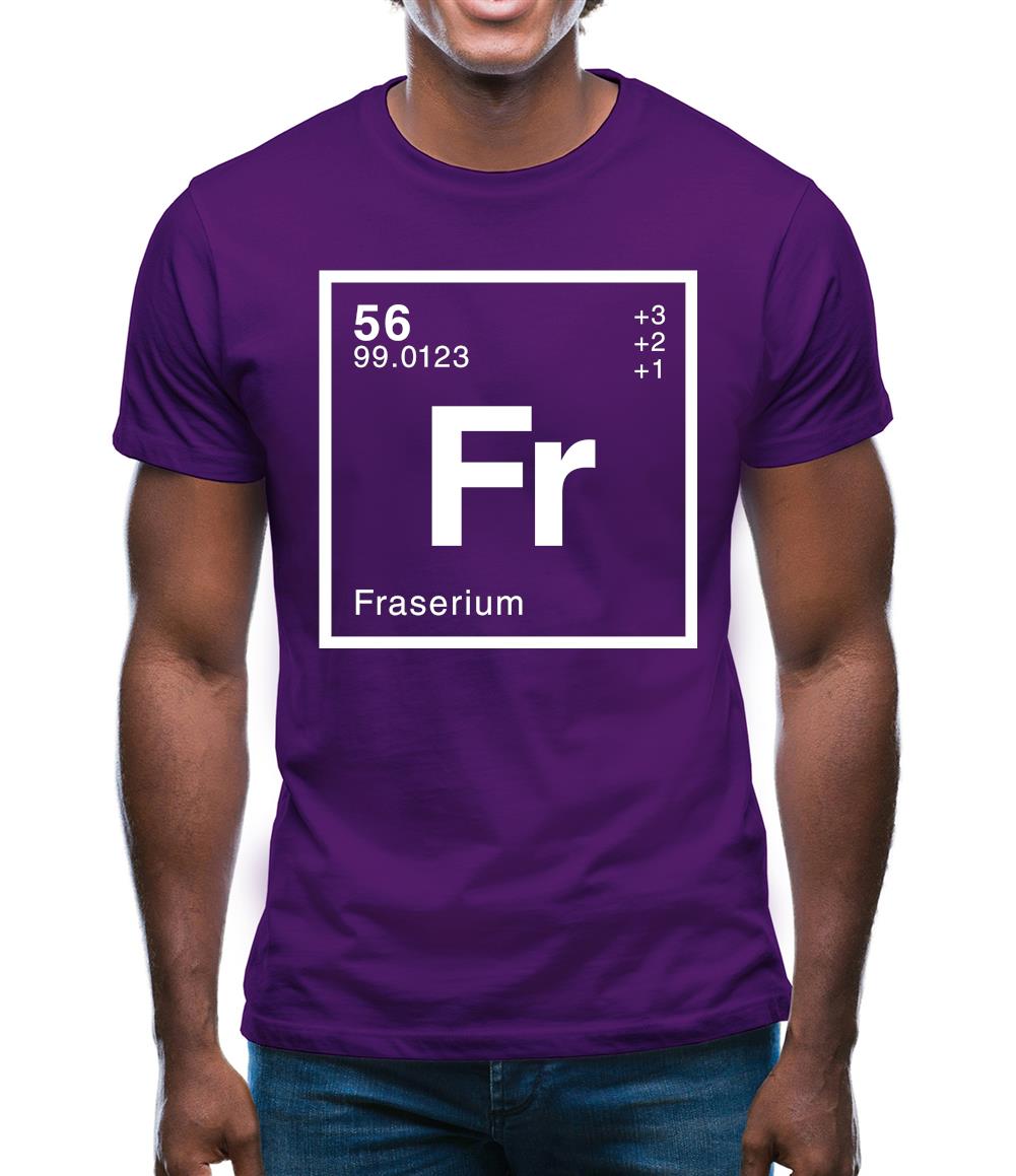 Fraser - Periodic Element Mens T-Shirt Fraser - Periodic Element Mens T-Shirt