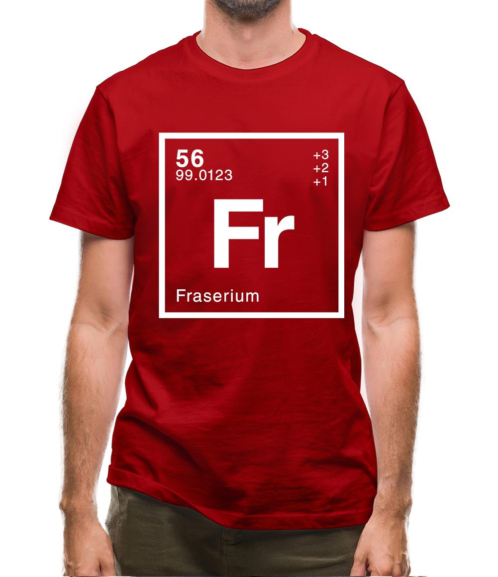 Fraser - Periodic Element Mens T-Shirt Fraser - Periodic Element Mens T-Shirt