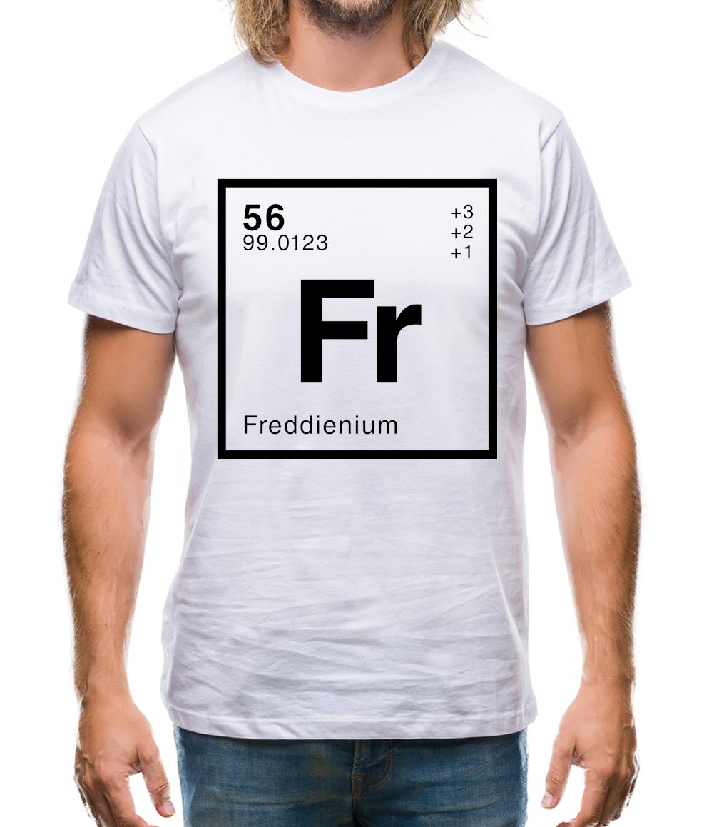 Freddie - Periodic Element Mens T-Shirt Freddie - Periodic Element Mens T-Shirt