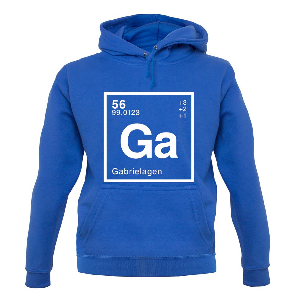 Gabriela - Periodic Element unisex hoodie Gabriela - Periodic Element unisex hoodie