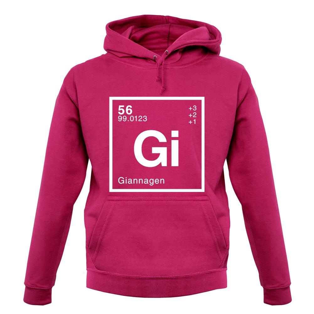 Gianna - Periodic Element unisex hoodie Gianna - Periodic Element unisex hoodie