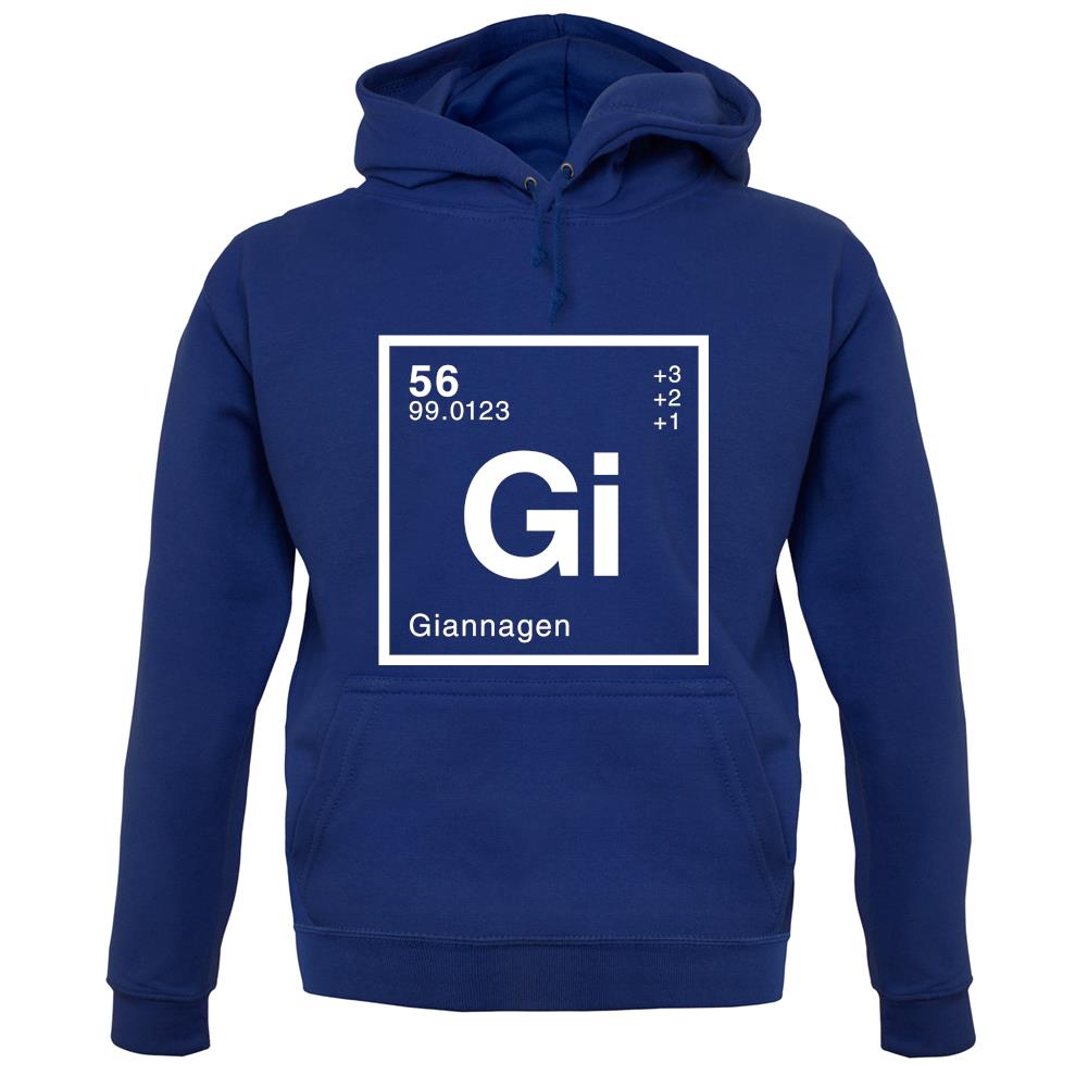 Gianna - Periodic Element unisex hoodie Gianna - Periodic Element unisex hoodie