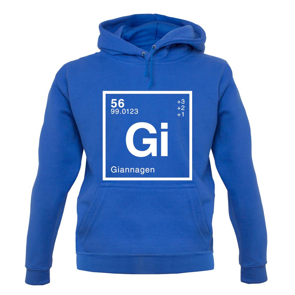 Gianna - Periodic Element unisex hoodie Gianna - Periodic Element unisex hoodie