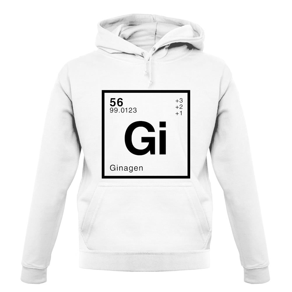 Gina - Periodic Element unisex hoodie Gina - Periodic Element unisex hoodie