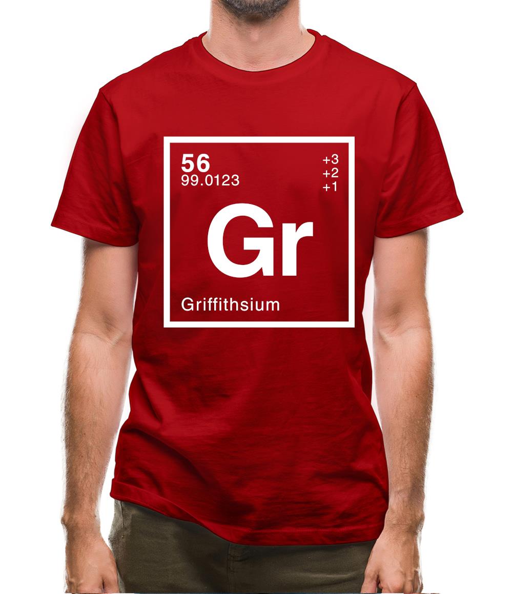 Griffiths - Periodic Element Mens T-Shirt Griffiths - Periodic Element Mens T-Shirt