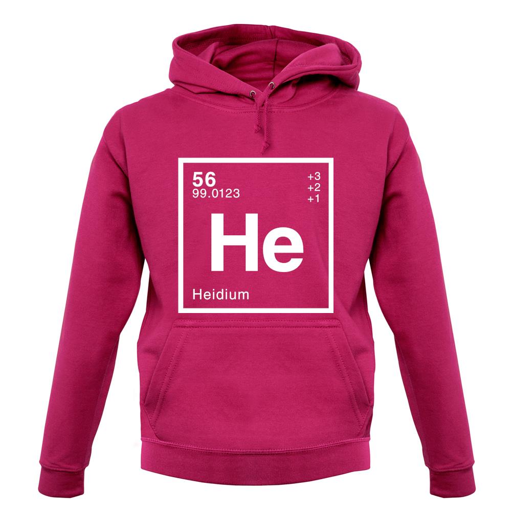 Heidi - Periodic Element unisex hoodie Heidi - Periodic Element unisex hoodie