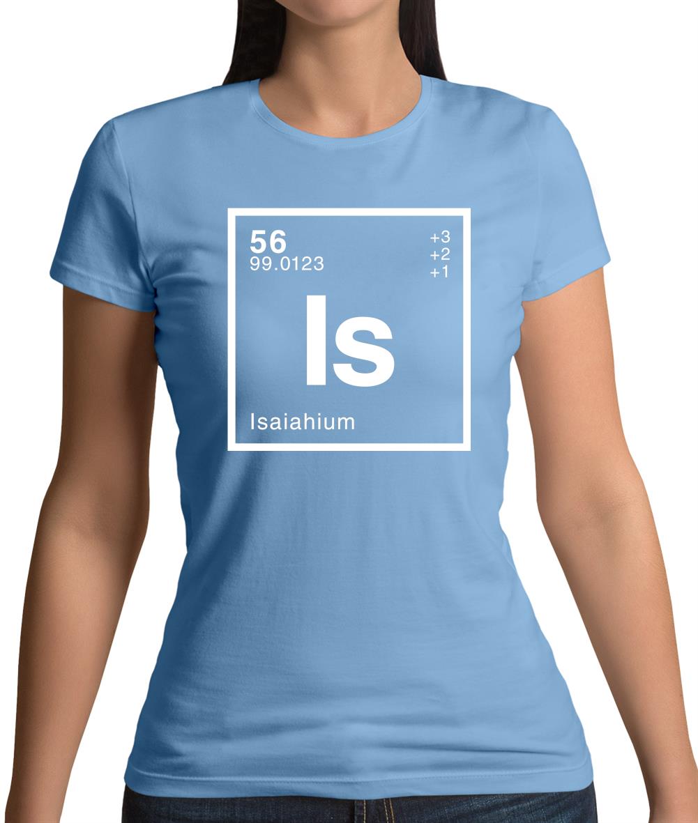 Isaiah - Periodic Element Womens T-Shirt Isaiah - Periodic Element Womens T-Shirt