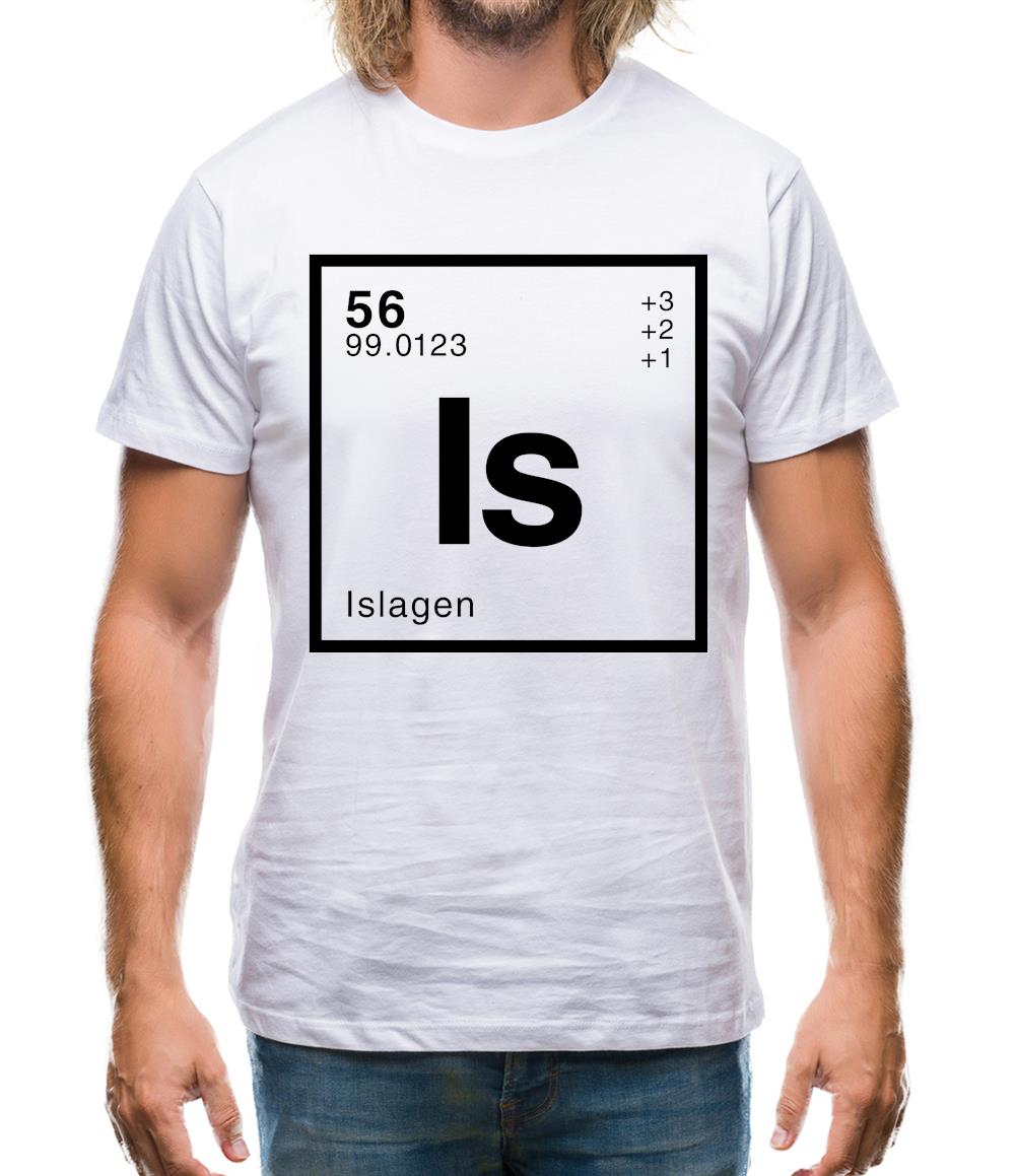 Isla - Periodic Element Mens T-Shirt Isla - Periodic Element Mens T-Shirt