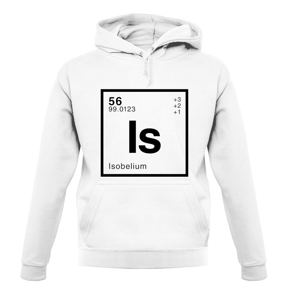 Isobel - Periodic Element unisex hoodie Isobel - Periodic Element unisex hoodie