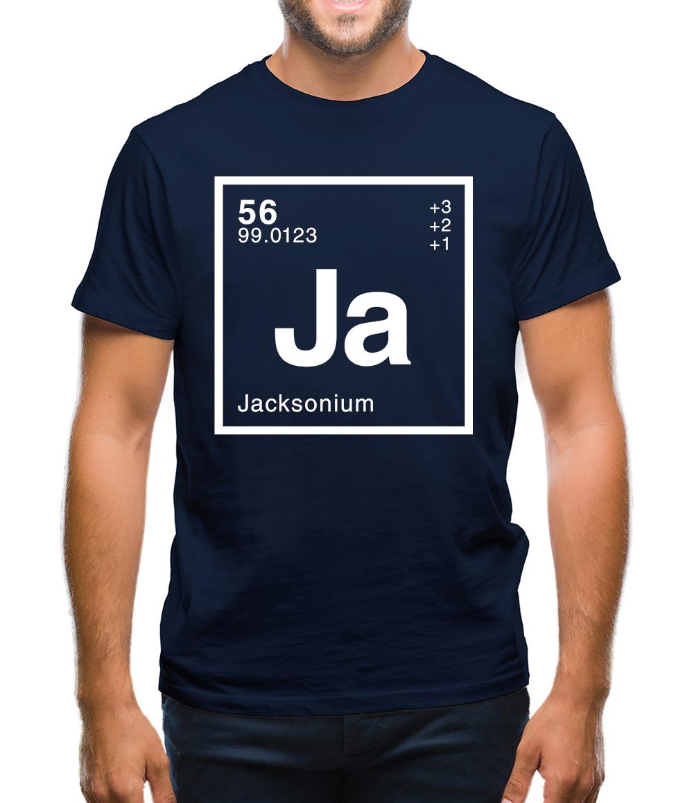 Jackson - Periodic Element Mens T-Shirt Jackson - Periodic Element Mens T-Shirt