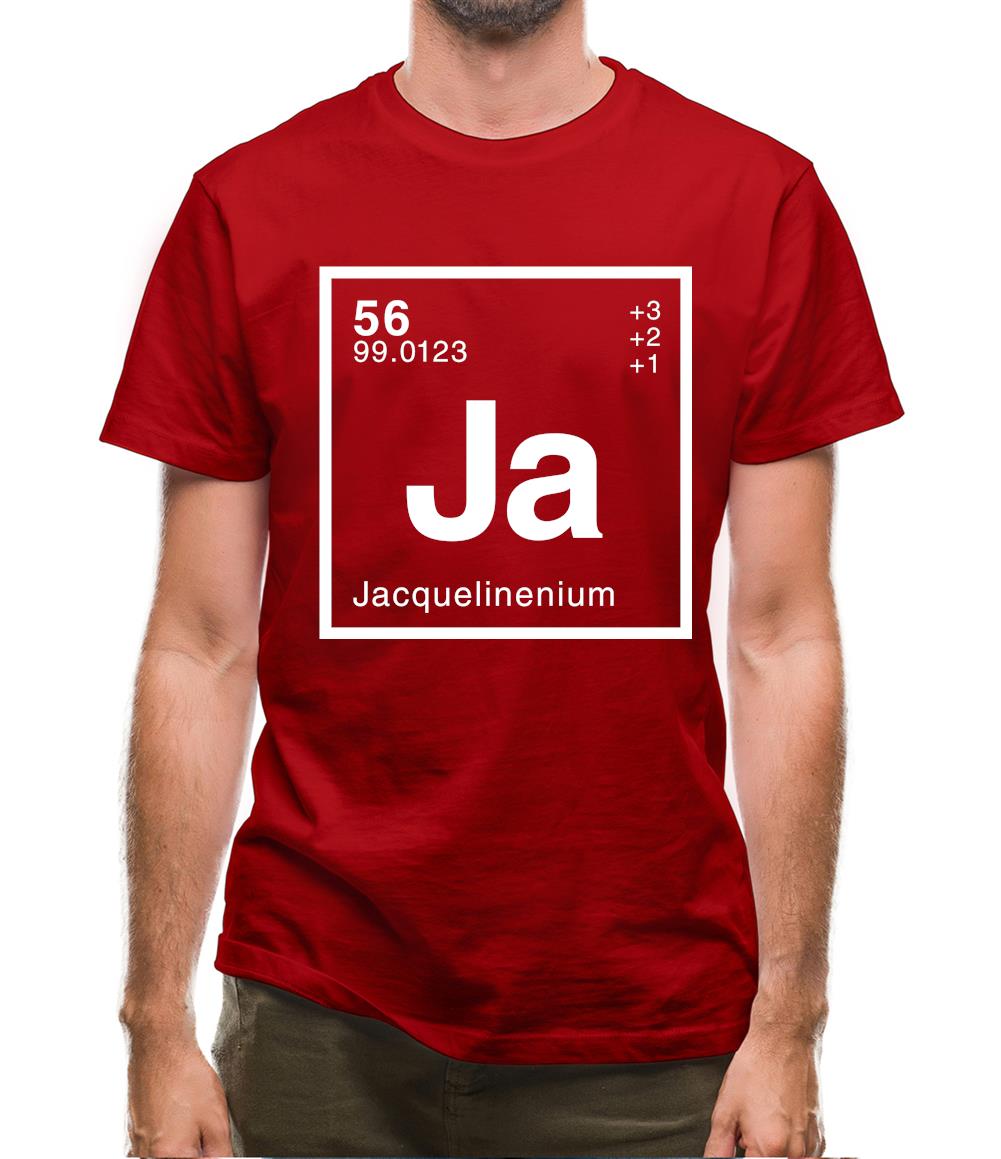 Jacqueline - Periodic Element Mens T-Shirt Jacqueline - Periodic Element Mens T-Shirt