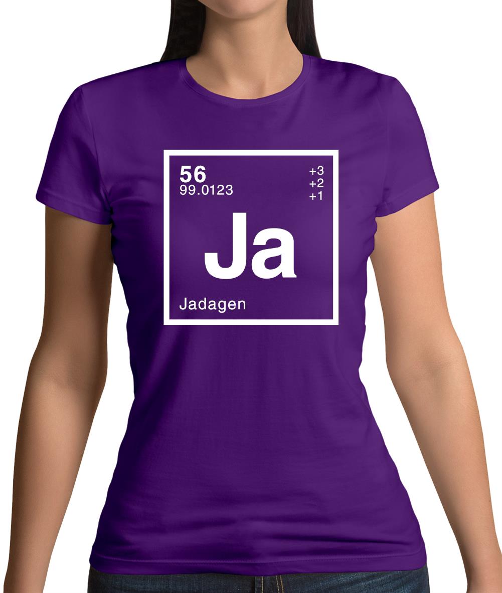 Jada - Periodic Element Womens T-Shirt Jada - Periodic Element Womens T-Shirt