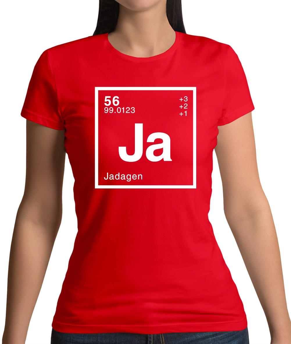 Jada - Periodic Element Womens T-Shirt Jada - Periodic Element Womens T-Shirt