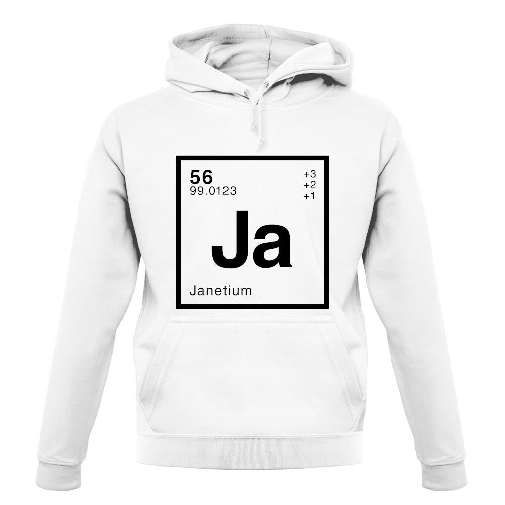 Janet - Periodic Element unisex hoodie Janet - Periodic Element unisex hoodie