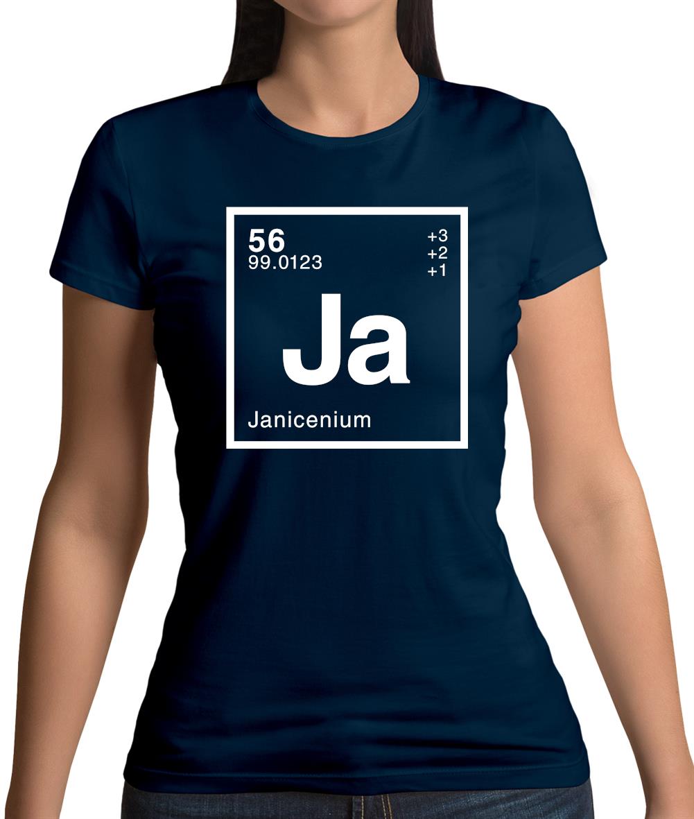 Janice - Periodic Element Womens T-Shirt Janice - Periodic Element Womens T-Shirt