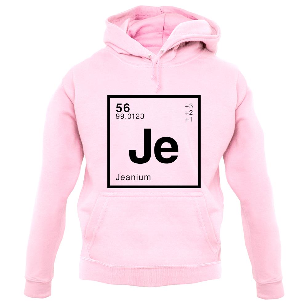 Jean - Periodic Element unisex hoodie Jean - Periodic Element unisex hoodie