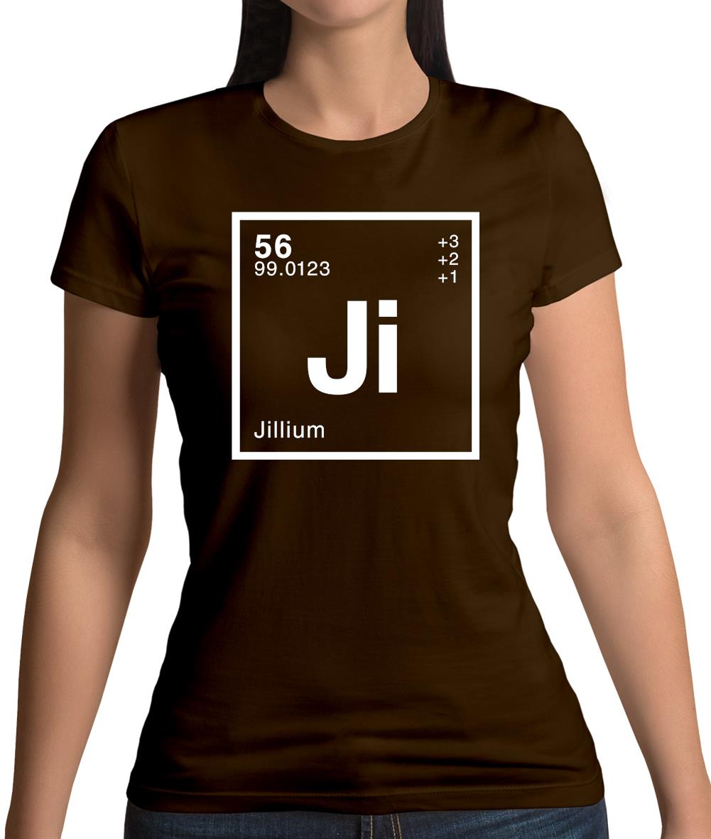 Jill - Periodic Element Womens T-Shirt Jill - Periodic Element Womens T-Shirt