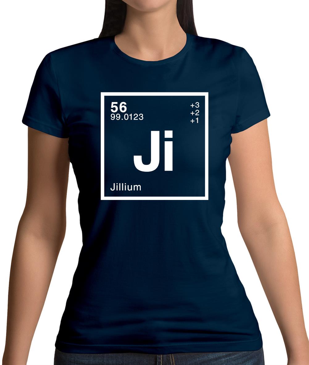 Jill - Periodic Element Womens T-Shirt Jill - Periodic Element Womens T-Shirt