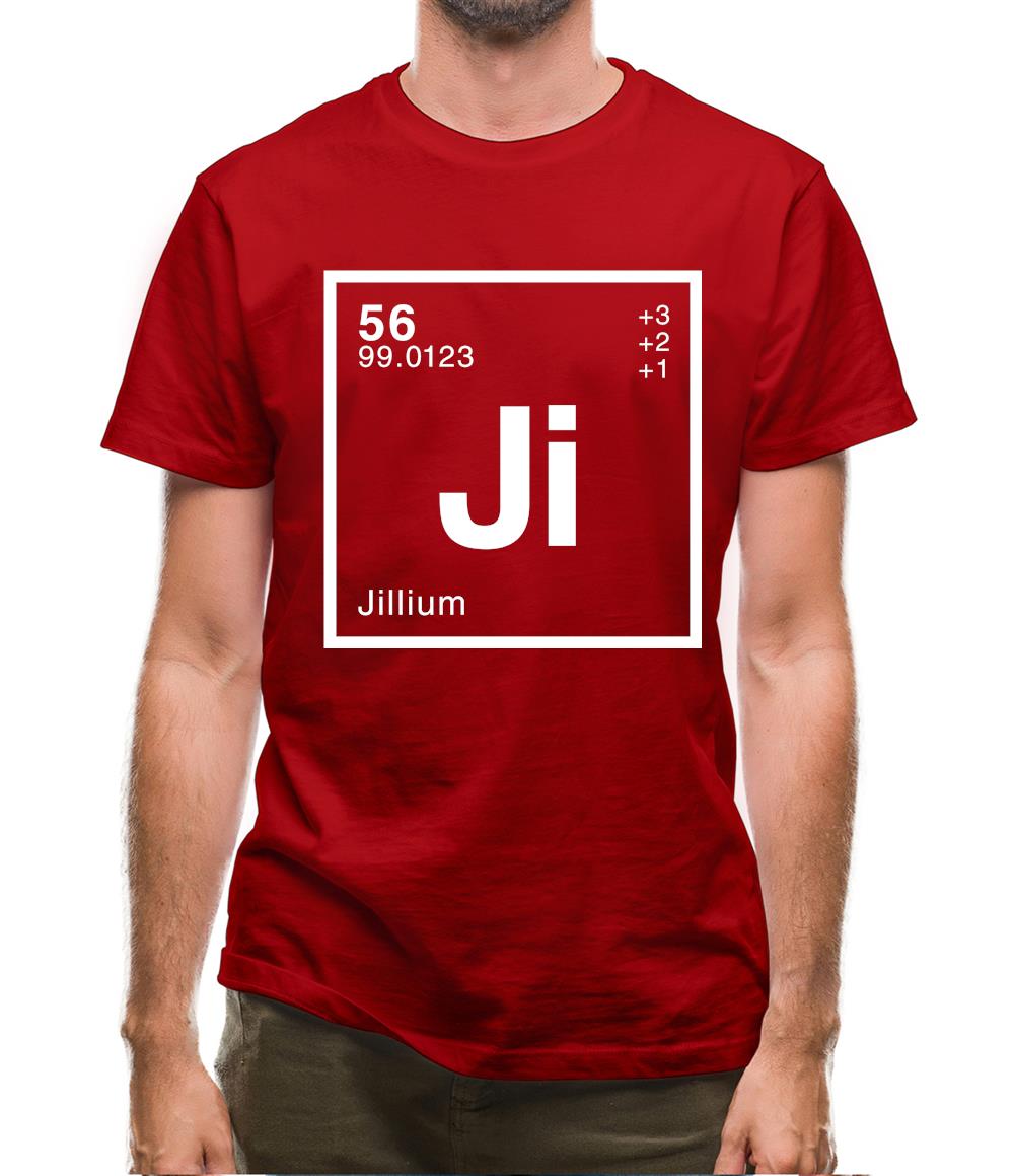 Jill - Periodic Element Mens T-Shirt Jill - Periodic Element Mens T-Shirt