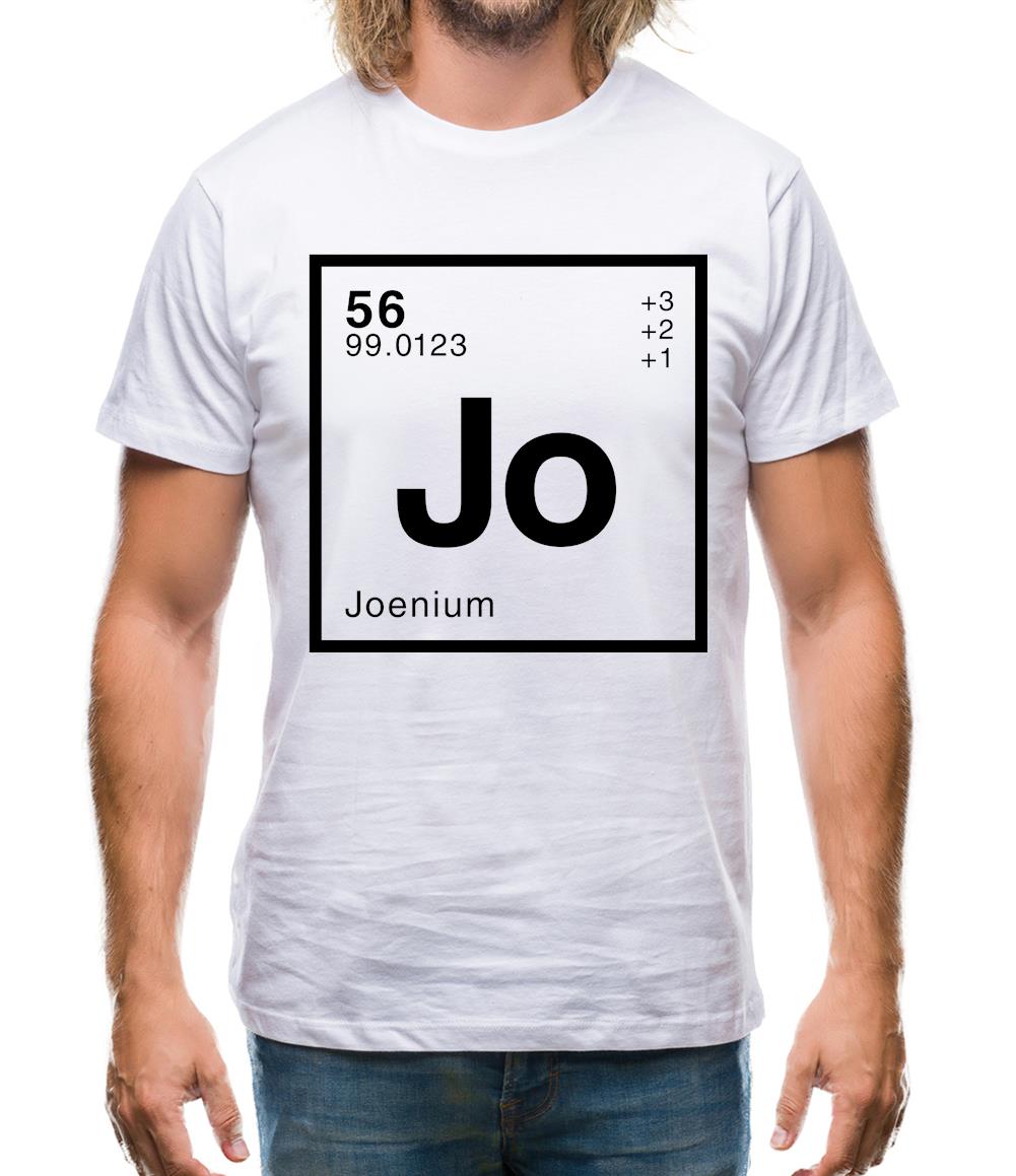 Joe - Periodic Element Mens T-Shirt Joe - Periodic Element Mens T-Shirt