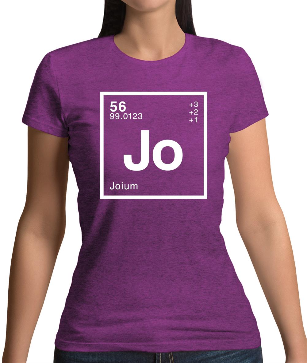Jo - Periodic Element Womens T-Shirt Jo - Periodic Element Womens T-Shirt
