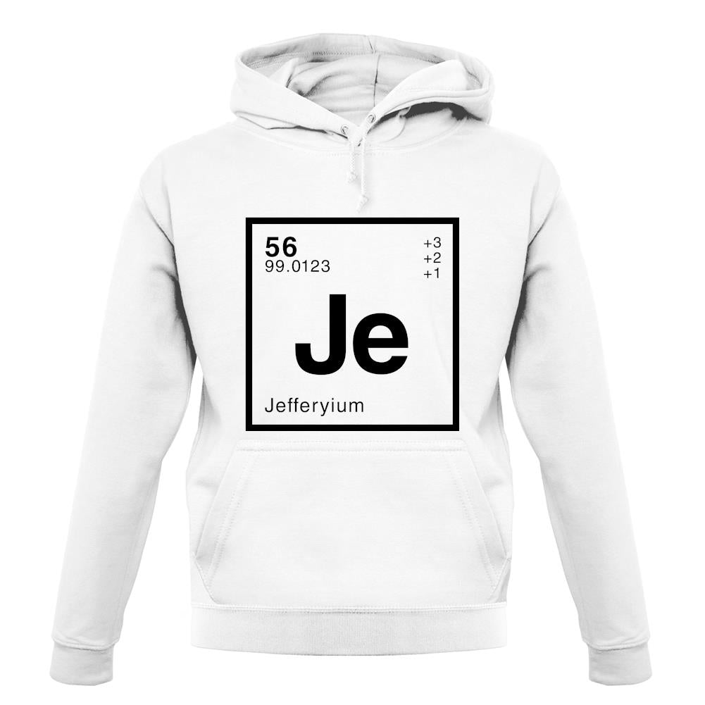 Jeffery - Periodic Element unisex hoodie Jeffery - Periodic Element unisex hoodie