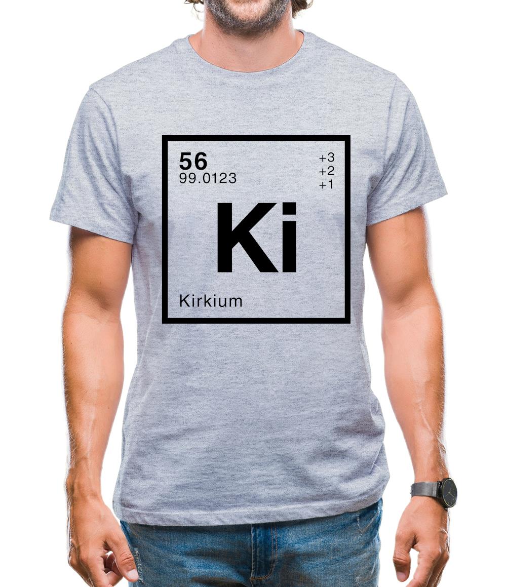 Kirk - Periodic Element Mens T-Shirt Kirk - Periodic Element Mens T-Shirt