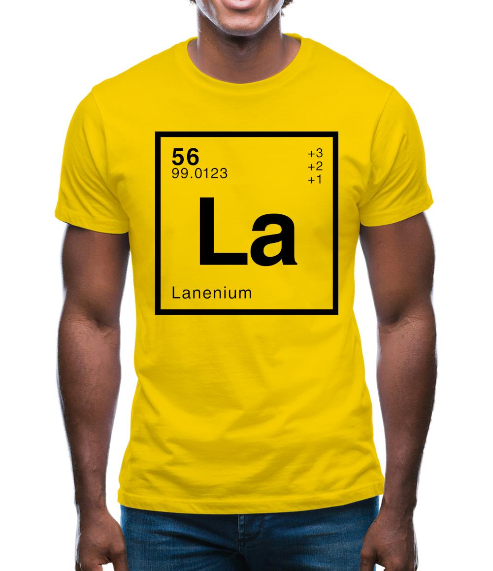 Lane - Periodic Element Mens T-Shirt Lane - Periodic Element Mens T-Shirt