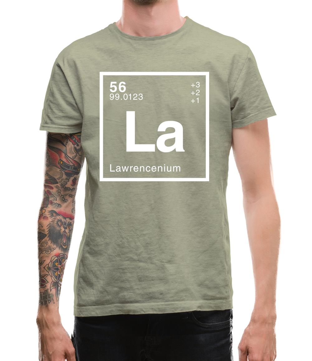 Lawrence - Periodic Element Mens T-Shirt Lawrence - Periodic Element Mens T-Shirt
