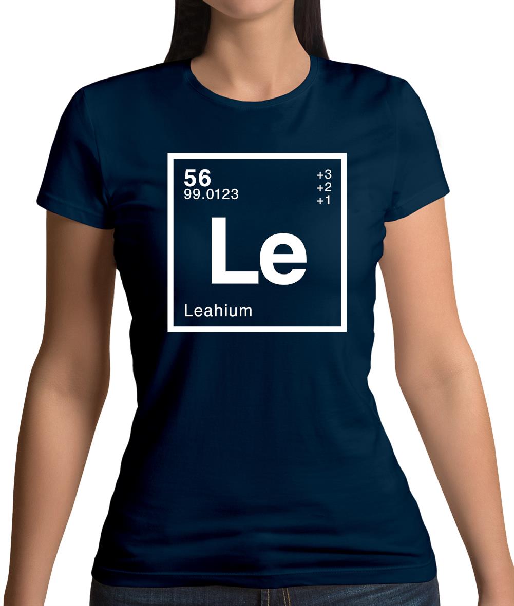 Leah - Periodic Element Womens T-Shirt Leah - Periodic Element Womens T-Shirt