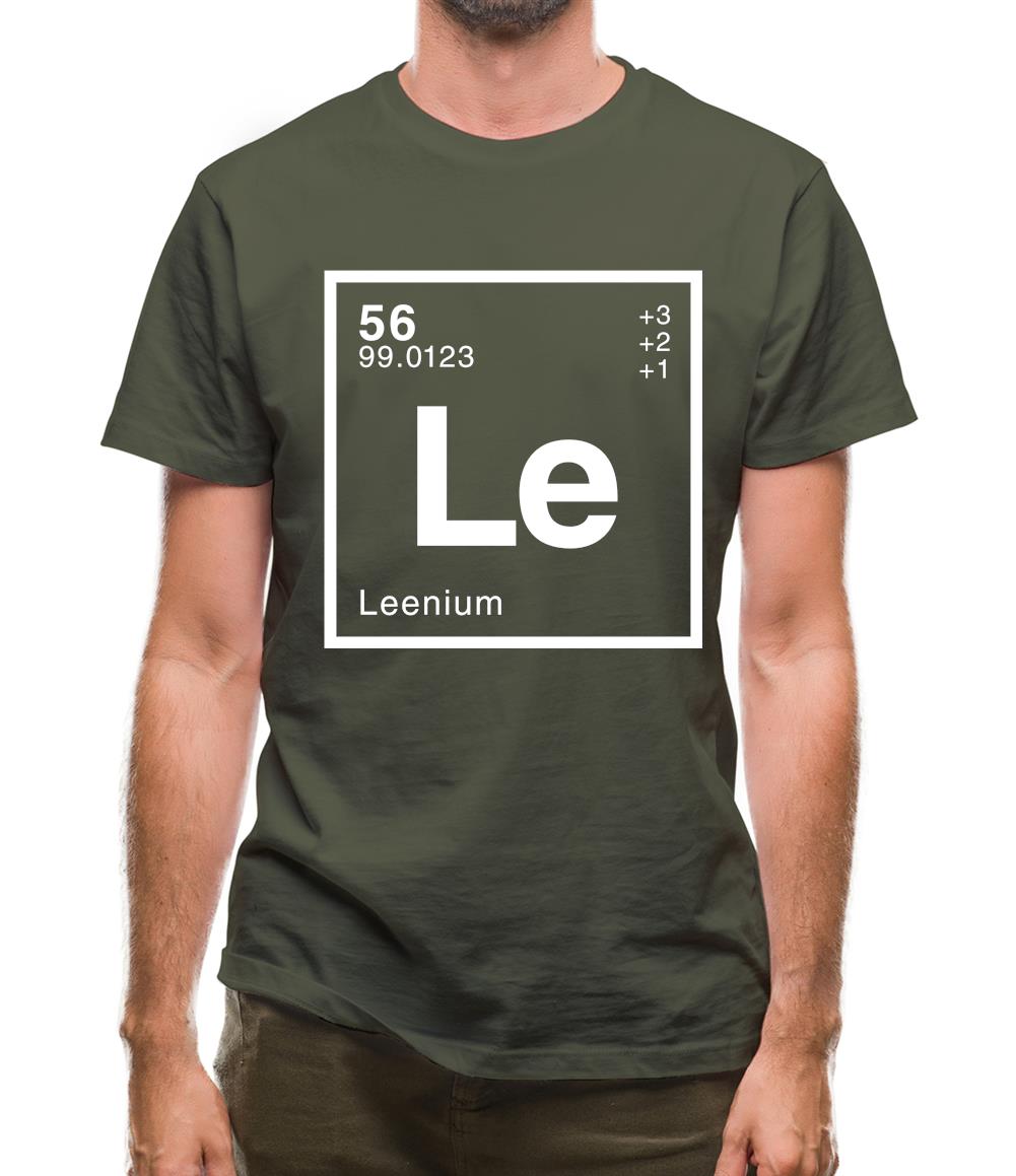 Lee - Periodic Element Mens T-Shirt Lee - Periodic Element Mens T-Shirt