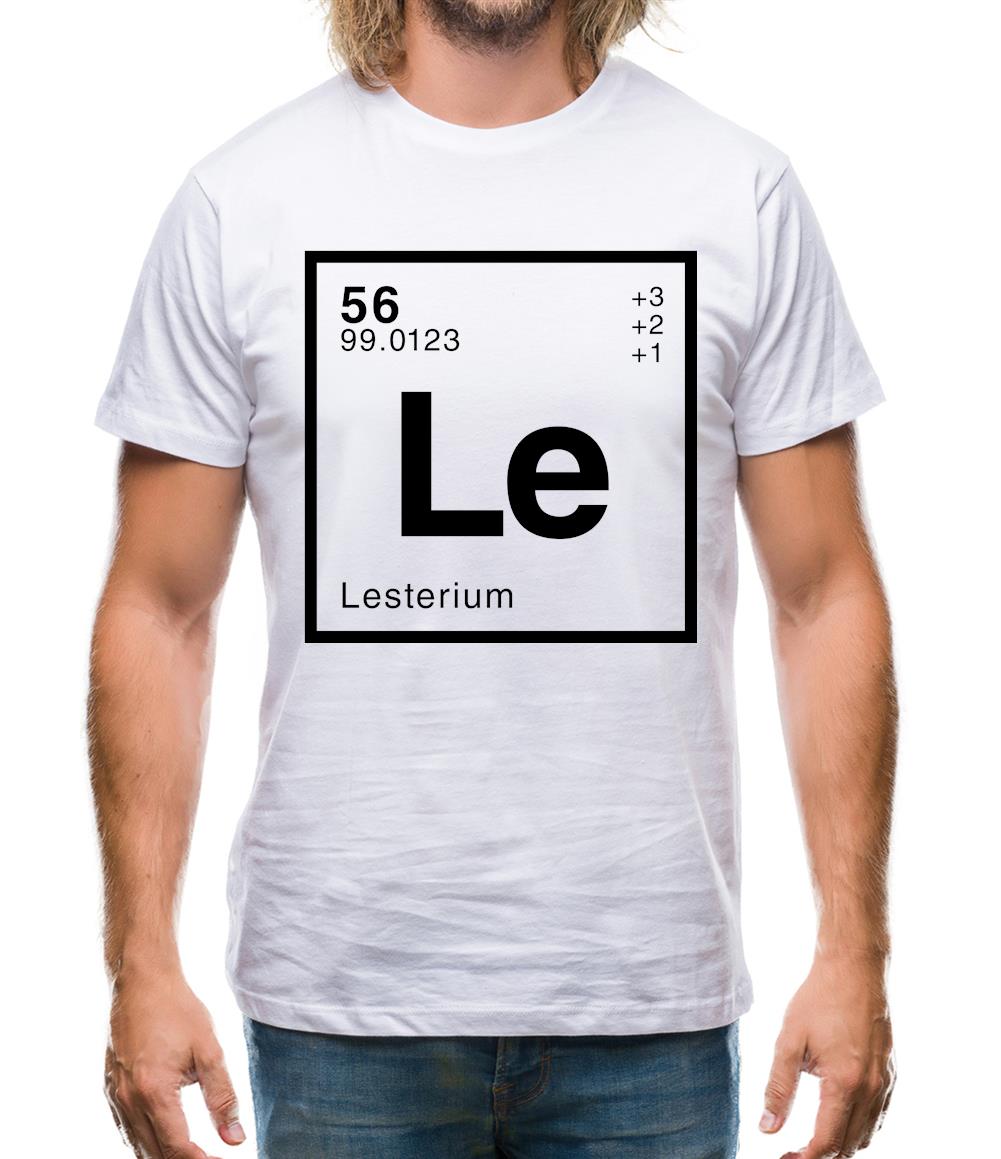 Lester - Periodic Element Mens T-Shirt Lester - Periodic Element Mens T-Shirt