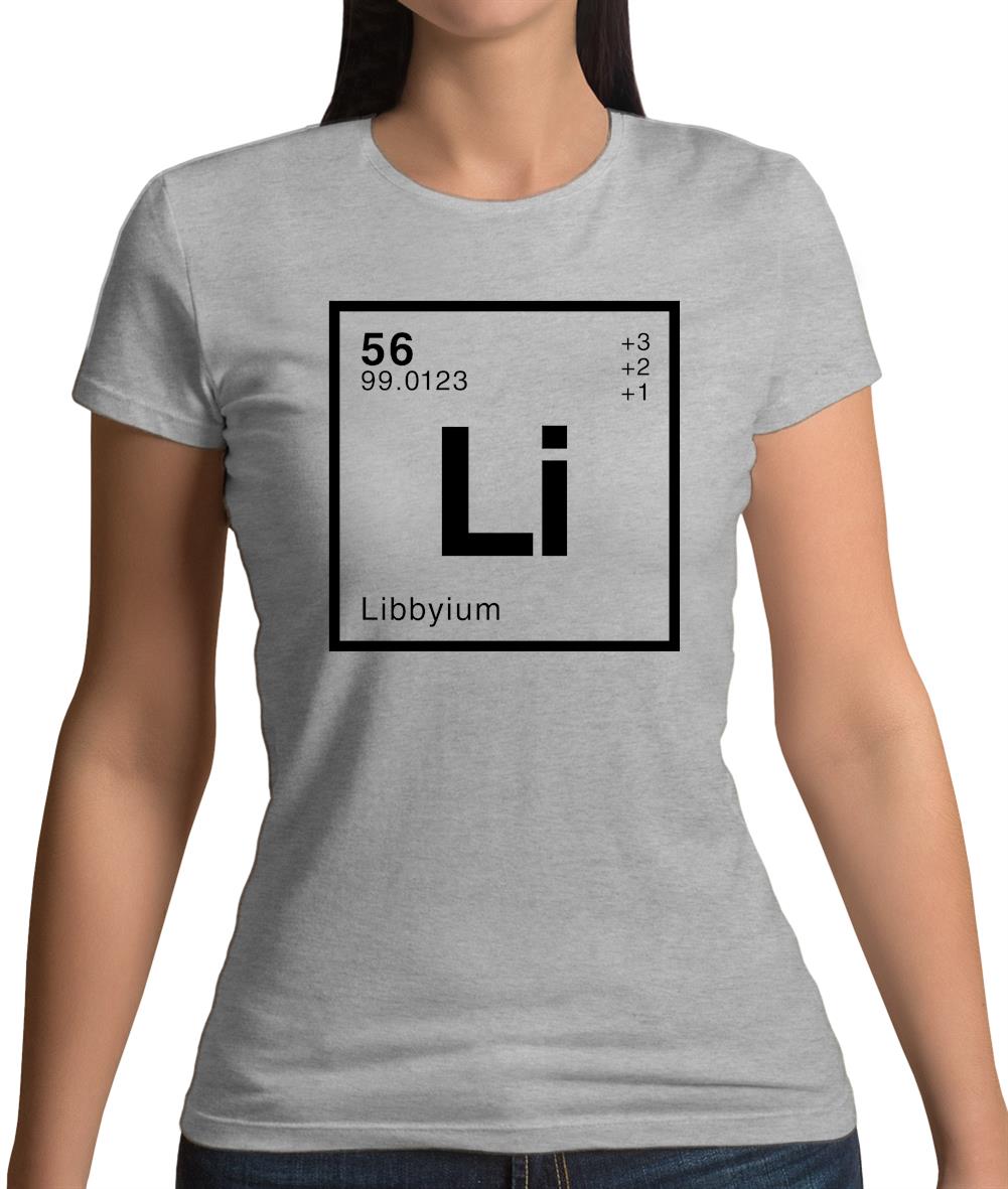 Libby - Periodic Element Womens T-Shirt Libby - Periodic Element Womens T-Shirt