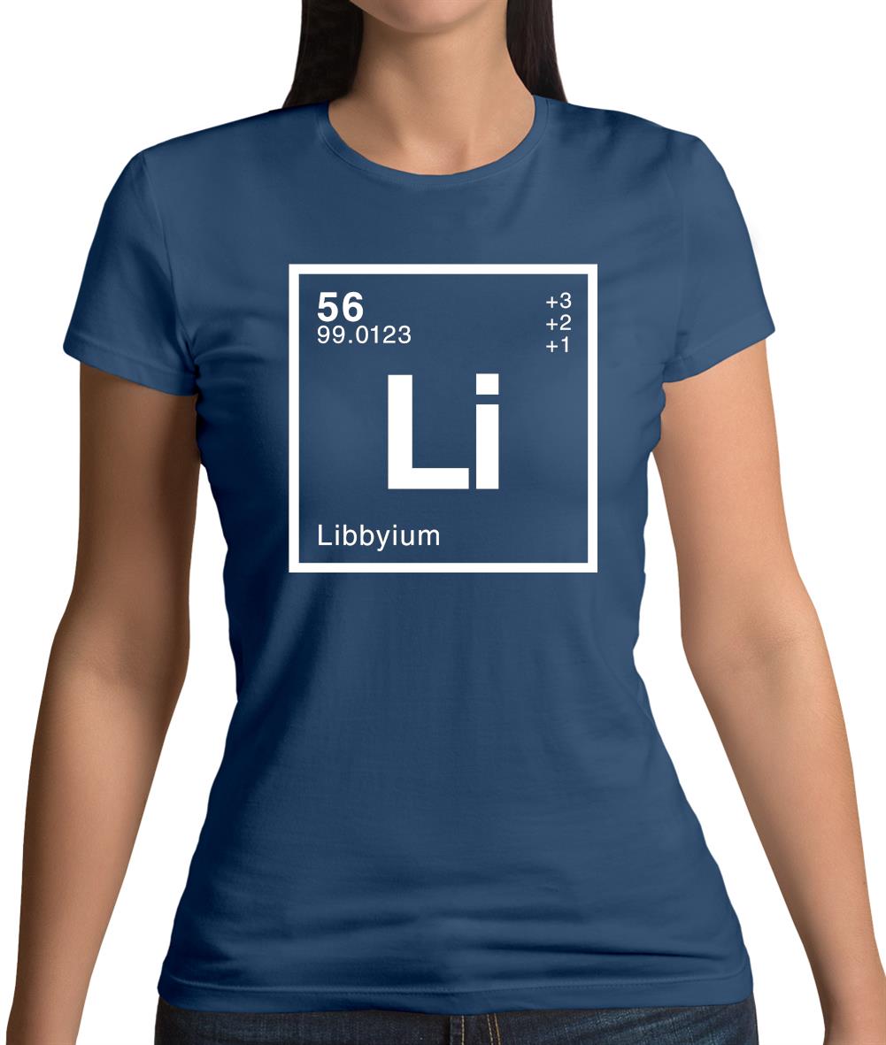 Libby - Periodic Element Womens T-Shirt Libby - Periodic Element Womens T-Shirt