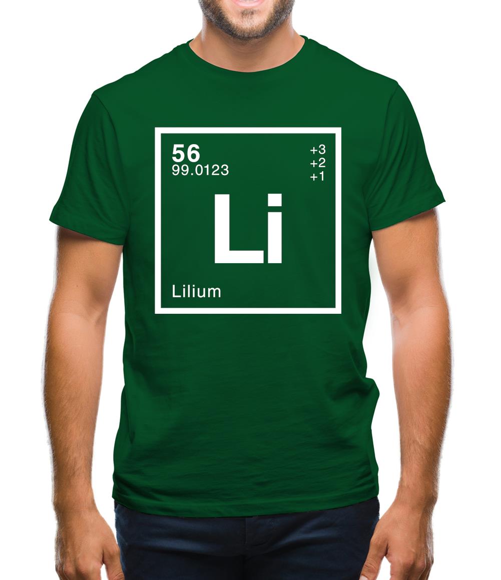 Lili - Periodic Element Mens T-Shirt Lili - Periodic Element Mens T-Shirt