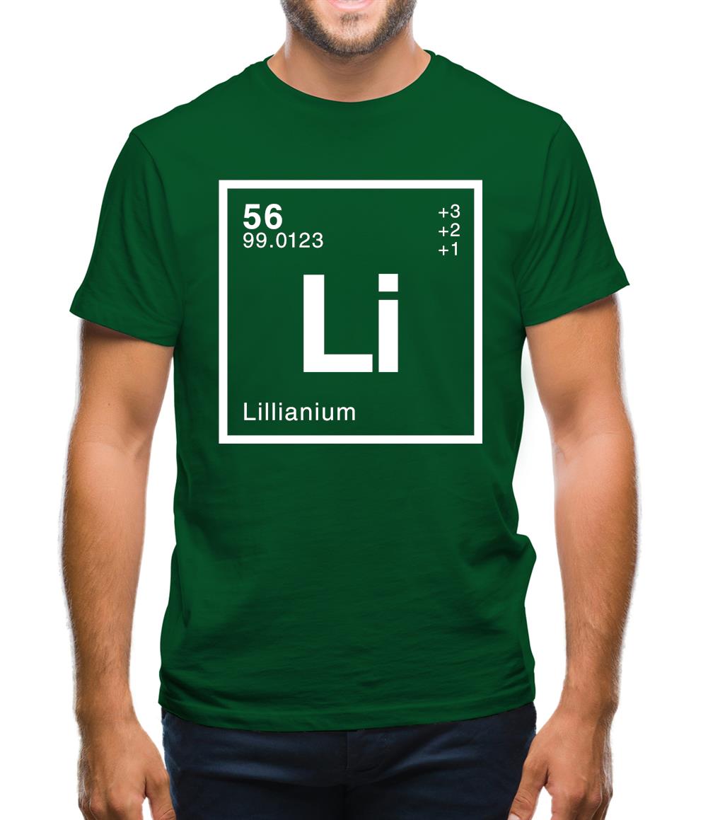 Lillian - Periodic Element Mens T-Shirt Lillian - Periodic Element Mens T-Shirt