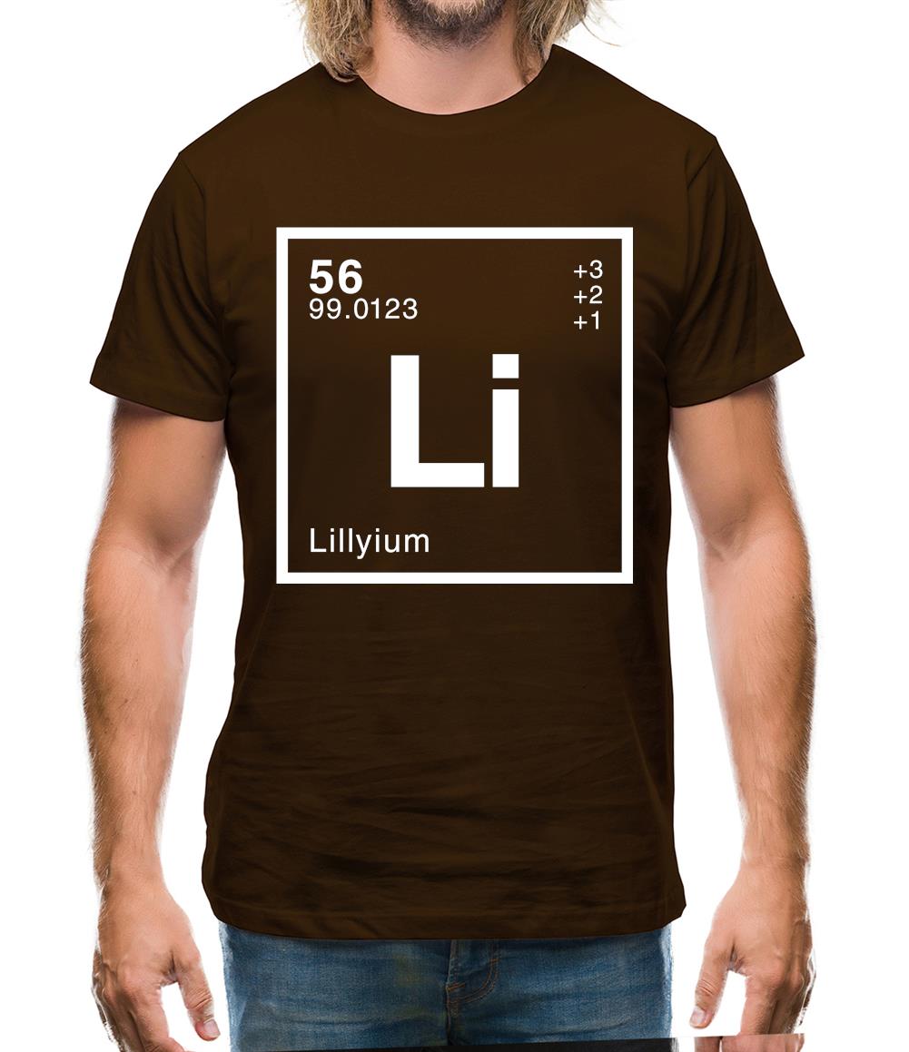 Lilly - Periodic Element Mens T-Shirt Lilly - Periodic Element Mens T-Shirt
