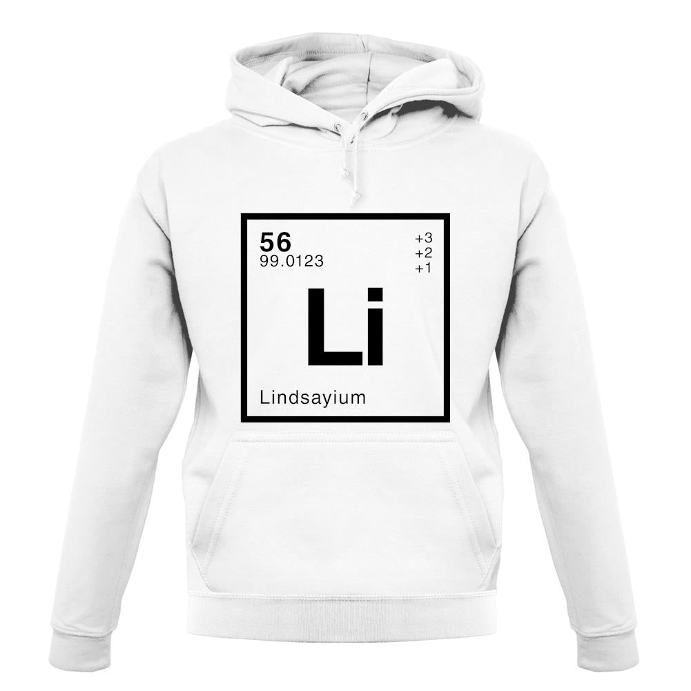 Lindsay - Periodic Element unisex hoodie Lindsay - Periodic Element unisex hoodie