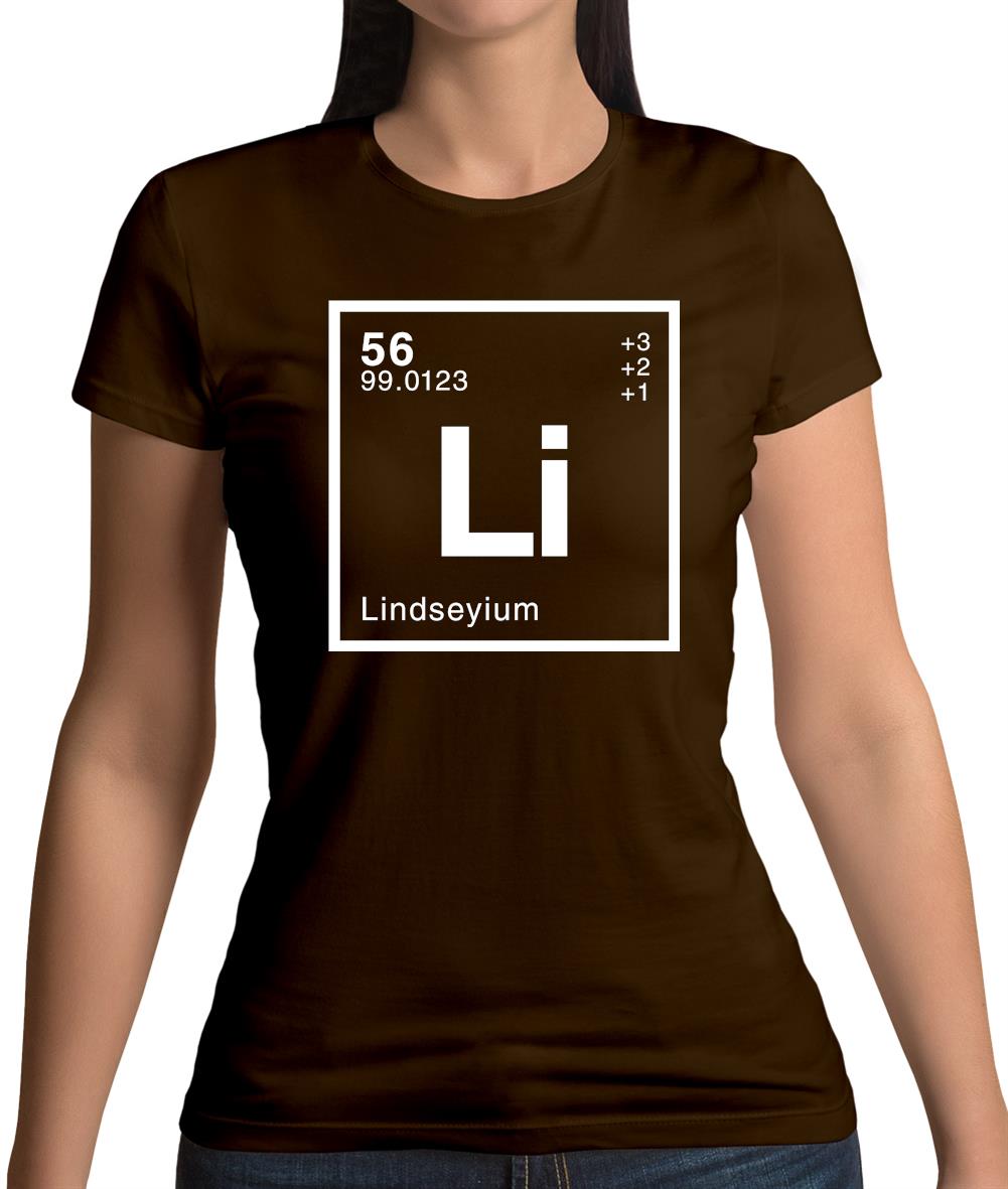 Lindsey - Periodic Element Womens T-Shirt Lindsey - Periodic Element Womens T-Shirt